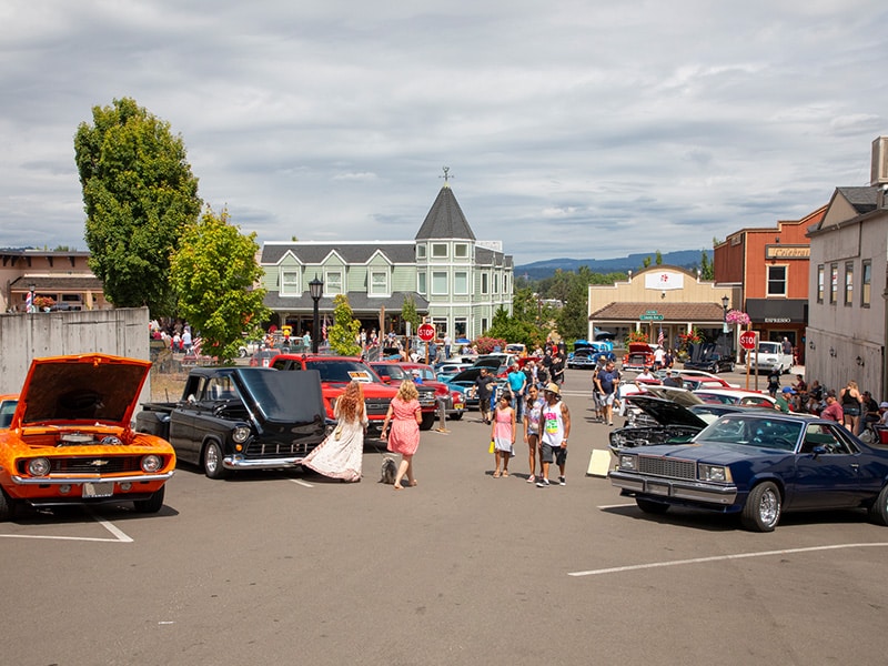 Troutdale Car show downtown