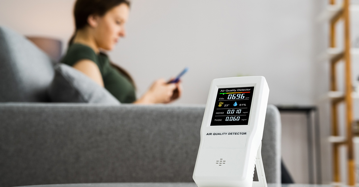 Professional air quality tester home