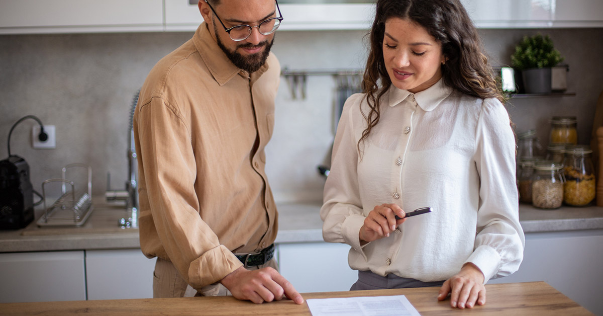 Reviewing rental application document